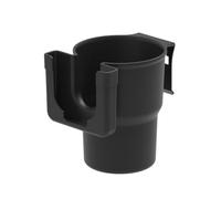 2-in-1 Hanging Cup and Phone Holder for Car, Clip on Drink Holder for Car Back Seat Door Window, Plastic Extra Water Bottle Holder Compatible 20oz 30oz 40oz Stanley Cup