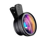 2 in 1 HD Camera Lens 0.45x Super Wide Angle 12.5X Macro Mobile Phone Lens Kit for Smartphones