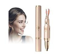 2 in 1 Heated Eyelash Curlers and Eyebrow Trimmer for Women, Electric Eyelash Curler with 2 Temperature Modes Anti-Burn USB Rechargeable Heated Eyelash Curler