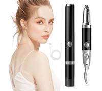 2-in-1 Heated Eyelash Curlers, Electric Curling Eyelash Tool, Heated Eyelash Curler with 3 Temperature Modes, Eyelash Curler Heated for All Eyelashes (Black)