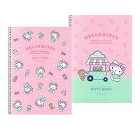 [2-in-1] Hello Kitty Stationery School Supplies 7mm Ruled Notebook 2pcs Set