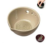 2 in 1 Herb Stripper Bowl Garlic Grater, Upgrade Herb Stripper Tool with 5 Hole Sizes - Efficient Peeling Kitchen Tools Supplies for Salads & Cooking Peeling