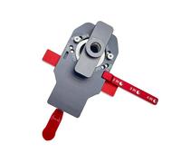 2 in 1 Hidden Hinge Clamp Plate 35 mm Hole Drilling Guide Locator Tool for Efficient Cabinet Door Hardware Installation Hidden Hinge Snow