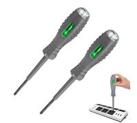 2-in-1 High Torque Strong Magnetic Screwdriver Electricity Detector | 2-PC Light Up Electric Non-Conta-ct Voltage Tester Pen | Current Powers Circuit Live Wire Magnetic Screwdriver Tester Pen