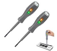 2-in-1 High Torque Strong Magnetic Screwdriver Electricity Detector | 2-PC Light Up Electric Non-Conta-ct Voltage Tester Pen | Current Powers Circuit Live Wire Magnetic Screwdriver Tester Pen