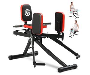 2 in 1 Hip Abductor/Adductor Machine, Thigh Master Trainer for Women Men, Glute Machine Inner/Outer Thigh Exercise Workout Equipment for Home Gym