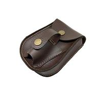 2 in 1 Hunting Slingshot Pouch, Catapult Steel Ball Ammo Bag Case Handmade Leather Waist Pouch