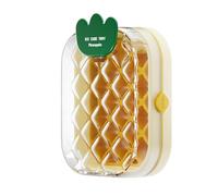 2-in-1 Ice Cubes Bottle for Kitchen Pineapple Drip Portable Ice Cup for Freezer, Juice, Coffee, Drinks, Camping, Beach, Travel, Picnic