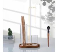 2 in 1 Incense & Candle Holder, Modern Glass Incense Holder for Sticks with Ash Catcher, Anti-Ash Flying Hang Upside down Incense Burner for Meditation, Yoga, Spa, Room Decor