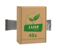 2-in-1 Instant Coffee Sticks, Original Flavor, Single-Serve Sachets, Rich & Creamy Coffee Mix, No Sugar Added, Travel-Friendly Pack 48 Count | Compatible For Nescafe By Luxe Bitez