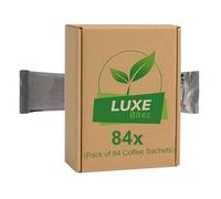 2-in-1 Instant Coffee Sticks, Original Flavor, Single-Serve Sachets, Rich & Creamy Coffee Mix, No Sugar Added, Travel-Friendly Pack 84 Count | Compatible For Nescafe By Luxe Bitez