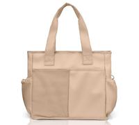 2 in 1 Insulated Dry-wet Separation Cooler Backpack Shoulder Bag 12-Hour Cold Retention, Large Leakproof Soft Cooler Bag, Waterproof Travel Cooler for Beach, Picnic, Camping for Women Khaki