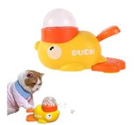 2-in-1 Interactive Cat Slow Feeder Puzzle Toy, 2025 New Pets Treat Food Dispenser Promotes IQ Training Reduces Bloating, Duck Shaped Feeder Bowls for Small & Medium Cats