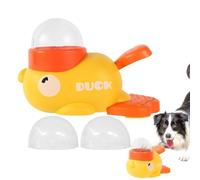 2-in-1 Interactive Dog Toy - Duck Slow Feeder & Puzzle Treat Dispenser, Duck Shaped Puzzle Food Dispensing Toy, for Pet Health Fun Mealtime Training.