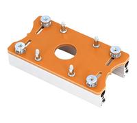 2-in-1 Invisible Fastener Slotting Bracket, Handheld Trimmer Engraving Machine Template, 65 mm Router Milling Groove Bracket for Cabinet Woodworking, 6.3 x 3.54 x 1.18 in