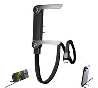 2-in-1 Invisible Holder Charger Cable With Stand, 240W Fast Charge Cable With Integrated Phone Holder, Side-mounted Type-C Charging Cables With Adjustable Stand, For Tablets, Car Devices