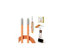 2 in 1 Invisible Holder Charger Cable with Stand,240W Super Fast Charging Cord with Detachable Foldable Stand,USB-C Charge Cable,Compatible with iPhone for Samsung for Gaming Office Car Travel