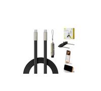 2 in 1 Invisible Holder Charger Cable with Stand,240W Super Fast Charging Cord with Detachable Foldable Stand,USB-C Charge Cable,Compatible with iPhone for Samsung for Gaming Office Car Travel