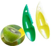 2 in 1 Kiwi Easy Peelers Cutter Fruit Pulp Spoon Fruit Peeler Kitchen Tool Random color Fashion processing