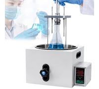 2 in 1 Lab Oil Water Bath, with Lift Type Digital Heating Devices, Stainless Steel Liner, PID Intelligent Room Temperature Control to 250℃, for Chemistry(5L)