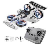 2-in-1 Land Air RC Quadcopter & Drift Car with 360 Rotation & Headless Mode RC Airplane Christmas Birthday, Planes Toy Gifts for Kids Boy Beginners Adults