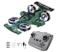 2-in-1 Land Air RC Quadcopter & Drift Car with 360 Rotation & Headless Mode RC Airplane Christmas Birthday, Planes Toy Gifts for Kids Boy Beginners Adults