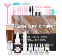 2-in-1 Lash Lift Tint Kit,Eyelash Lift Kit,Updated Lash Lift Kit,Professional Eyelash Perming Lash Extensions Set with All Tools Included,Semi-Permanent Curling Perming Wave Suitable For Salon at Home