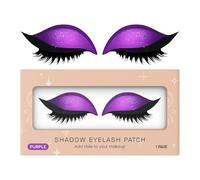 2-in-1 Lazy Eyeshadow & Eyelash Patch - Reusable Eye Makeup Stickers for Instant Natural Look - Quick Application for Parties, Weddings, Proms & Everyday Wear