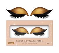 2-in-1 Lazy Eyeshadow & Eyelash Patch - Reusable Eye Makeup Stickers for Instant Natural Look - Quick Application for Parties, Weddings, Proms & Everyday Wear