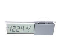2 in 1 LCD Digital Auto Car Truck Clock + Thermometer for W/Suction Cup Digital Clock Thermometer Indoor