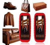 2-in-1 Leather Cleaner and Conditioner, Leather Couch Cleaner, Leathers Shoe Cleaner, Non-Greasy Car Leathers Cleaner and Conditioner - Cleans Conditions and Restores Surfaces (2Pcs)