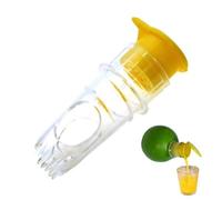 2-in-1 Lemon Squeezer & Juice Dispenser for Adults, Portable Citrus Juicer with Integrated Spout, Practical Tool for Lemons, Limes & Oranges, Ideal for Kitchen, Bar & Travel