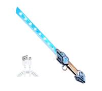 2-in-1 Light Up Swords Dual Saber,Cool Led Laser Sword,6 Color Changing,Fx Sound and (Motion Telescopic Handle Sensitive) fo