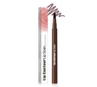 2 in 1 Lip Stain Long Lasting,Lip Liner Stain,Waterproof Plumping Lipstain,Easy Removable Lips Liner Pen for Bold,No Smudge Look,Smooth Application Makeup for Women Girls (#7 Rich Taupe Brown)