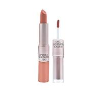 2 In 1 Lipstick & Lip Gloss Pink Lip Gloss Glaze Long Lasting Lips Velvet Double Silky Lipgloss matte Liquid Lipgloss For Girls