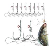 2-in-1 Live Shrimp Hook, Enhanced Biting Probability, 10pcs, Fishing Bait Hooks, Bait Holder Hooks, Detachable Shrimp Hook, For Anglers Fishermen Men Husbands Saltwater Sea Lake River Stream