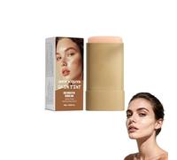 2 In 1 Luxurious Anti-Wrinkle Foundation Stick, Multi-Purpose Full Coverage Stick, Smoothing Effect, Full Coverage, Dewy Skin Look - Normal To Dry Skin Contour (Natural)