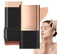 2 in 1 Luxury Anti-Wrinkle Foundation & Concealer Stick with Built-In Brush - Full-Coverage Cream Contour