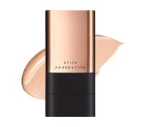 2 In 1 Luxury Anti-Wrinkle Foundation Stick, Korea Double-Head Flawlesss Eraser Foundation Stick with Brush, Waterproof & Long-lasting Coverage Foundation Stick Contour Stick for Women Girls