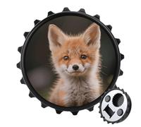 2-in-1 Magnetic Bottle Opener & Refrigerator Magnet - Funny Kitchen Tool Cute Fridge Magnets Cute Little Fox Beer Bottle Opener for Kitchen, Bar, Office, Gift