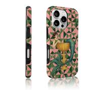 2-in-1 Magnetic Case for iPhone 16 Pro Max,Double Layered Hybrid Anti Slip Shock Absorbing Daily Commuting Matte Cover for Women Compatible with iPhone 16 Pro Max Wine Glass Mermaid