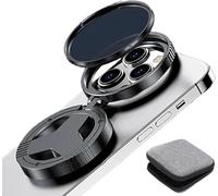 2-in-1 Magnetic Cpl & Star Filter Lens, 2 in 1 Magnetic Lens Filter, 52mm Phone Lens CPL Polarizer Filter, Multi-Coated Glass Circular Polarizers Filters, Polarizing Filters for Phones (Star)