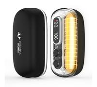 2-in-1 Magnetic Hand Warmers Rechargeable 2 Pack, 6000mAh Fast Heat | Splits into 2 warmers for shared warmth, 269g featherlight, up to 10H heat. Ideal for golf, skiing, commute & winter gift.
