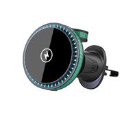 2 in 1 Magnetic Wireless Car Charger, 15W Fast Charging Air Vent Mount - Compatible with iPhone 16/15/14/13/12 Series, Apple Watch 10/9/8/7, Samsung Devices with MagSafe - Ideal Gifts for Men & Women