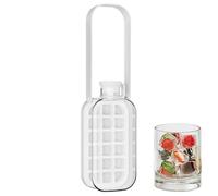 2-in-1 Maker Bottle Press Release Ice Tray Kettle with Airtight Lid Mak Stackable Leakproof Cube Container Portable