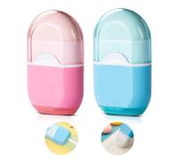 2-in-1 Manual Pencil Sharpener with Eraser and Container - Mini, Colourful, for Kids, Adults, Students, Home, Office