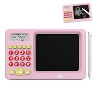 2-in-1 Math Learning Tablet - Handwriting Practice & Interactive Games, Learning Tablet & Drawing Board Electronic Math Games, Interactive Electronic Maths Game, Fun Toy Gift Boy Girl (A)