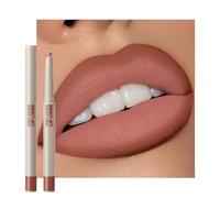2-in-1 Matte Lip Liner, Intense Color, Creamy Texture, Waterproof, Lip Contouring, Lightweight Lipstick Texture, Layerable for High Color Payoff
