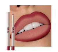 2-in-1 Matte Lip Liner, Intense Color, Creamy Texture, Waterproof, Lip Contouring, Lightweight Lipstick Texture, Layerable for High Color Payoff