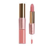 2 in 1 Matte Lipstick and Liquid Lip Liner Tattoo - Lip Tattoo Lip Line Volumizing Lip Color Without Taking Off Peel-Off Lip Liner 3.5g+7g (01)